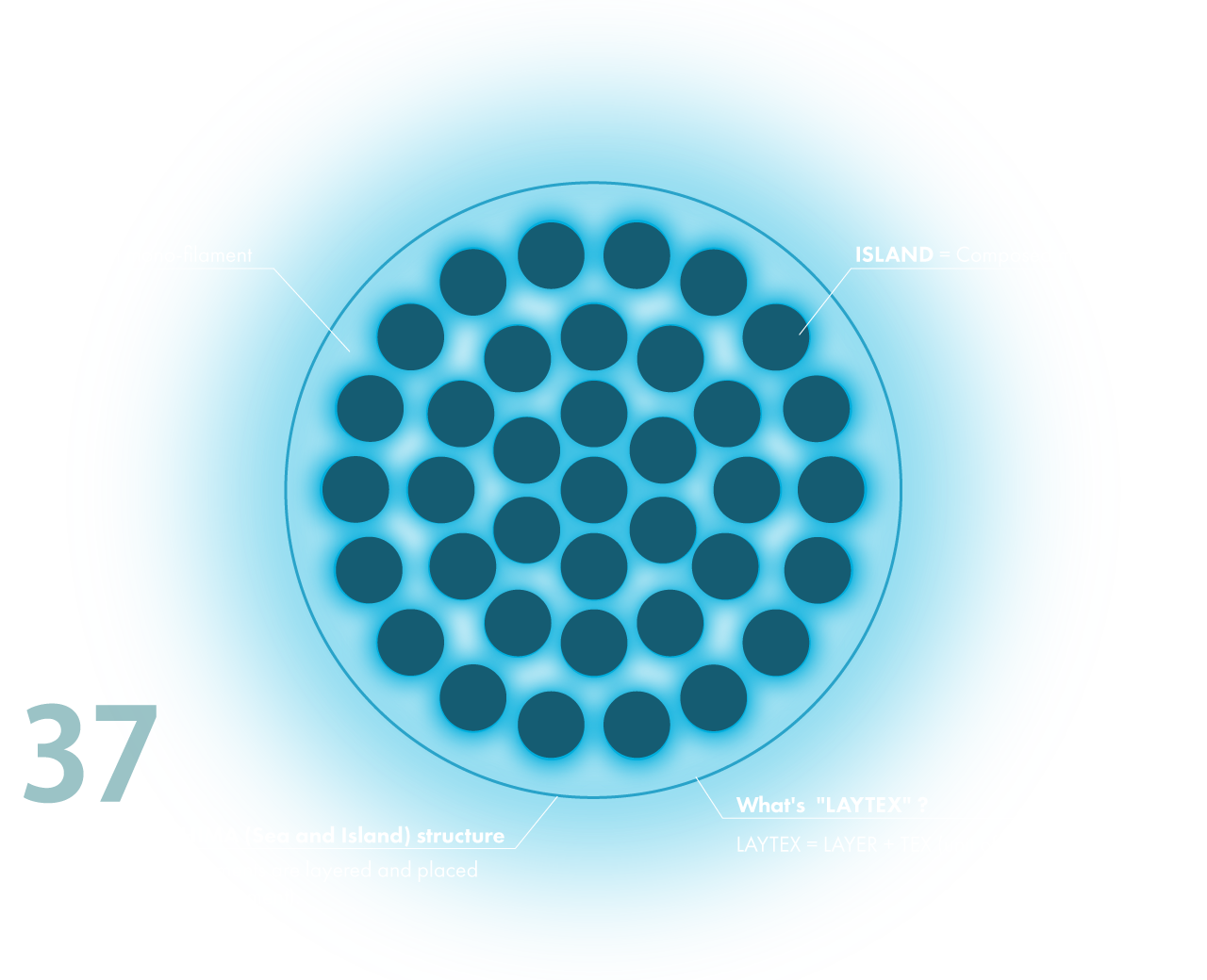 What's  "LAYTEX" ?LAYTEX = LAYER + TEX (unit of fiber measurement)